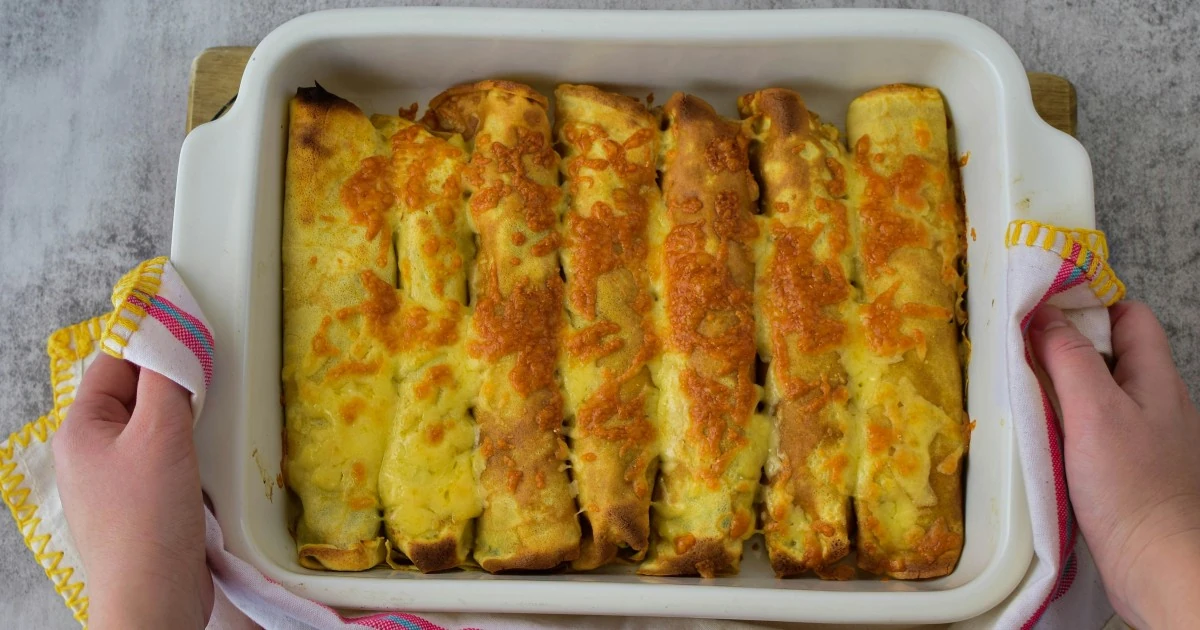 White Chicken Enchiladas Recipe