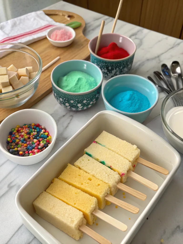 cake popsicles recipe